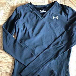 Under Armour Long Sleeve Womans V-neck Heat Gear